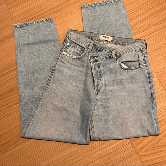 Agolde Los Ángeles criss cross denim - 25 - Picture 2 of 15